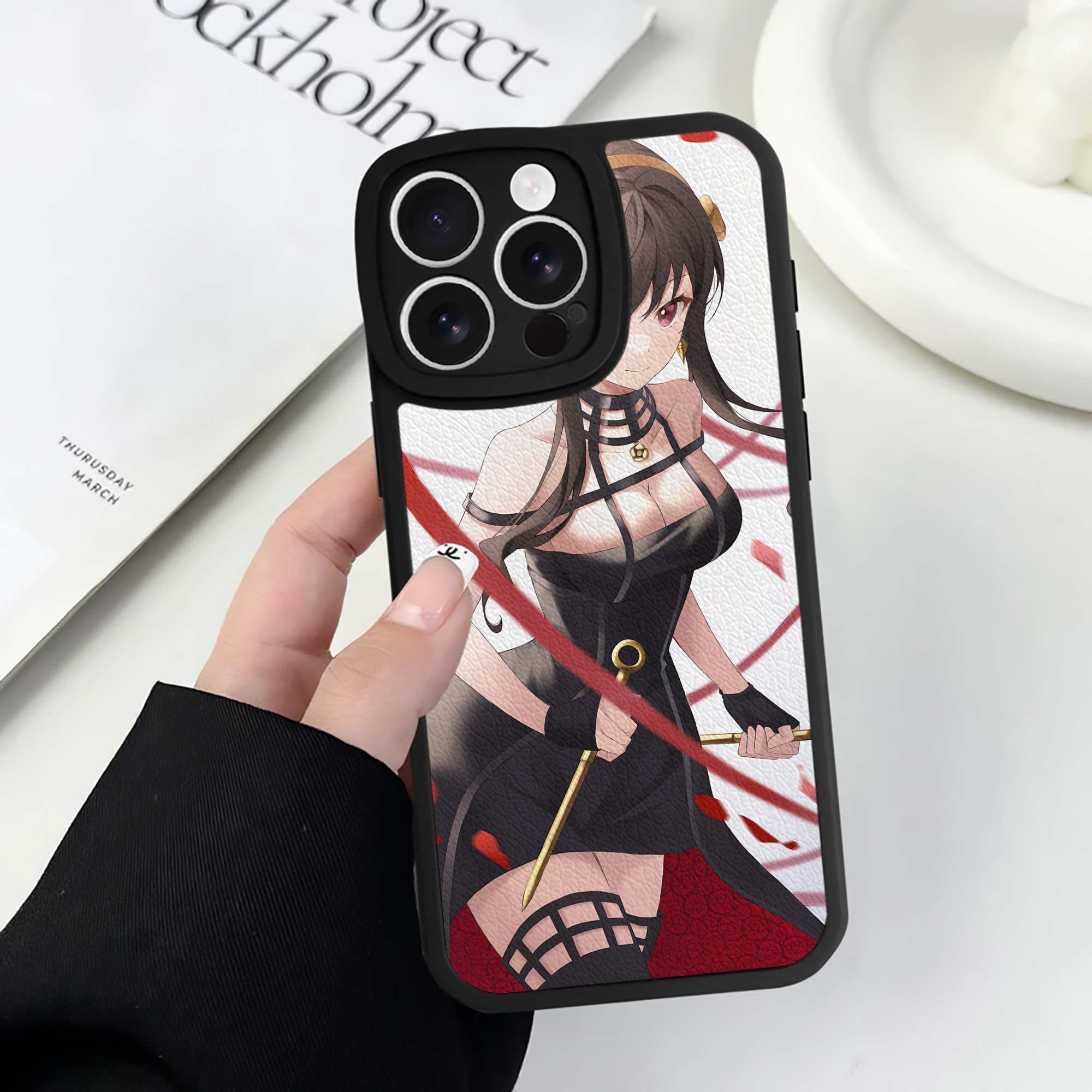 （画像用） SPY×FAMILY间谍家家酒 【iPhone 16シリーズ対応】シリコンスマホケース（レザー調） 材質：シリコン